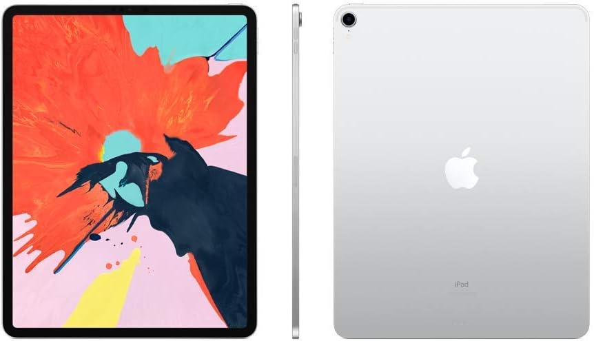 Apple 2018 iPad Pro (12.9-inch, Wi-Fi, 64GB) - Silver (Renewed) - Authentic Apple Products.