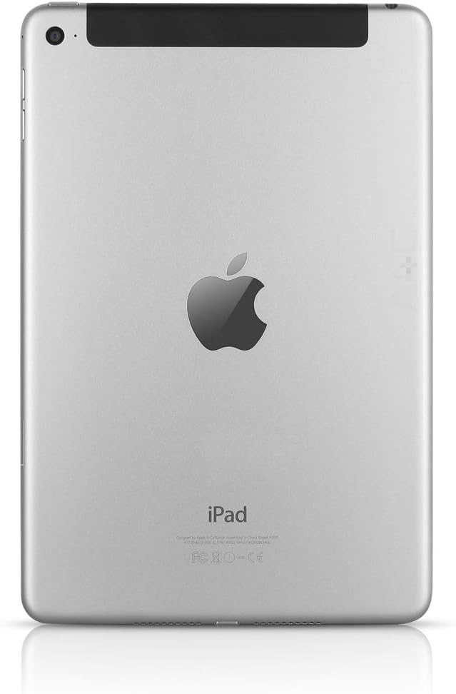 Apple iPad Mini 4, 16GB, Space Gray - WiFi + Cellular (Renewed) - Authentic Apple Products.