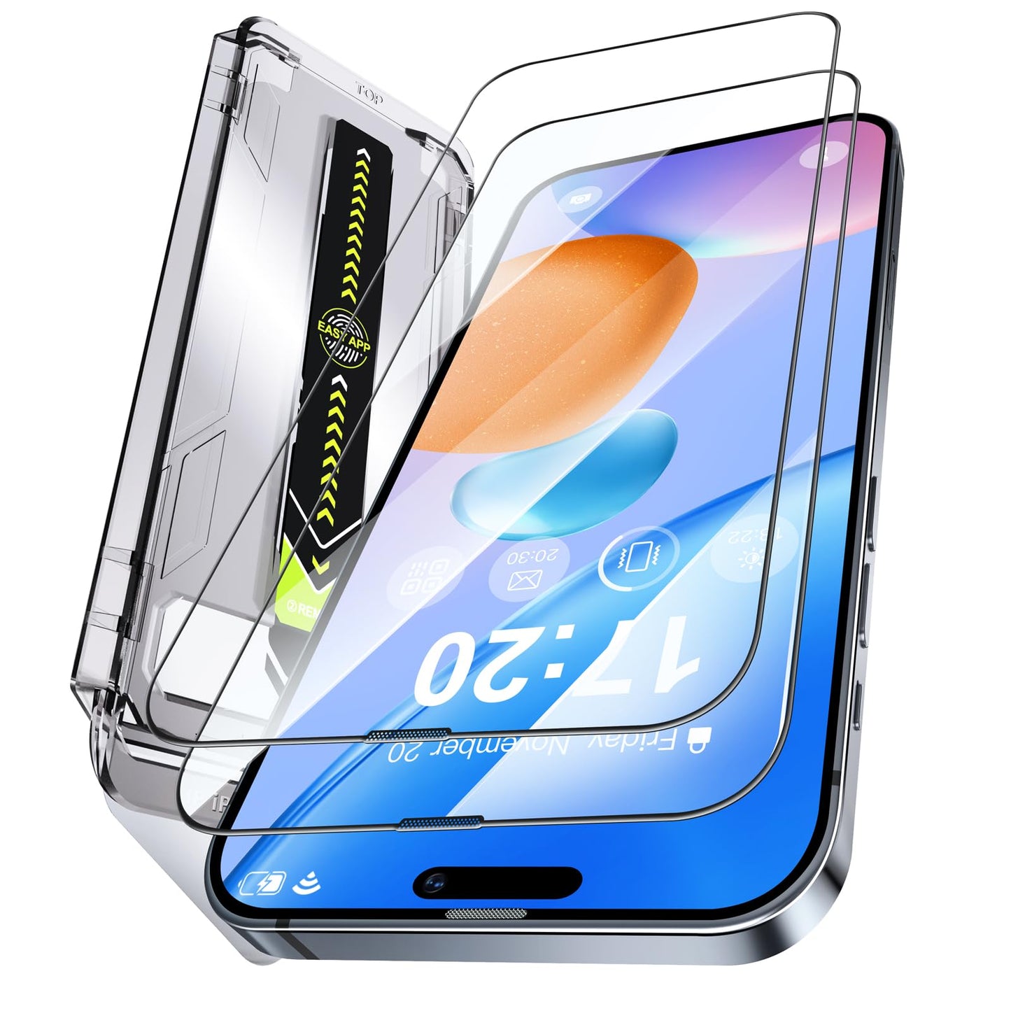 Unbreak 9H Glass 2 Pack Screen Protector - Authentic Apple Products.