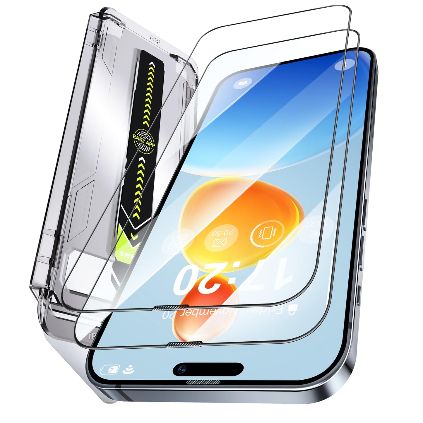Unbreak 9H Glass 2 Pack Screen Protector - Authentic Apple Products.