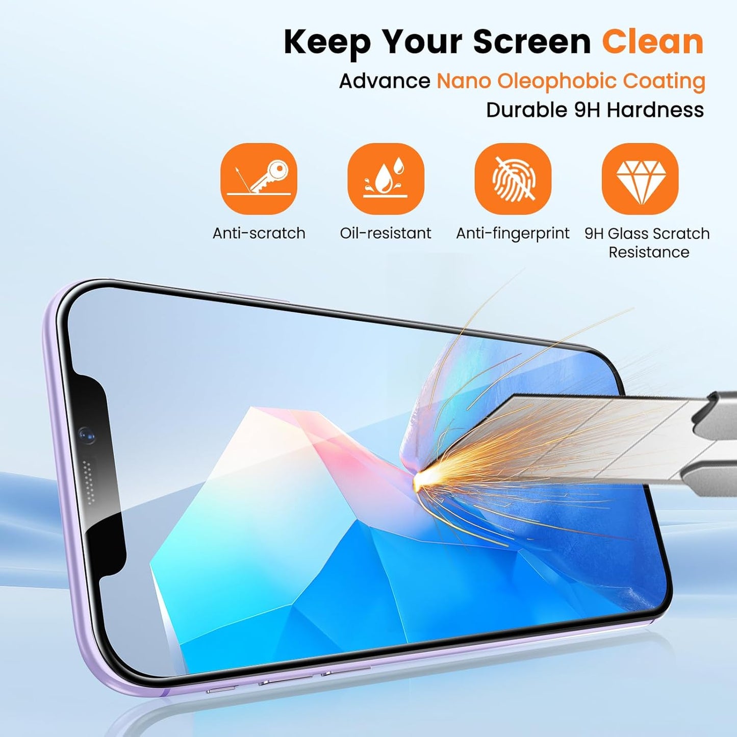 Unbreak 9H Glass 2 Pack Screen Protector - Authentic Apple Products.