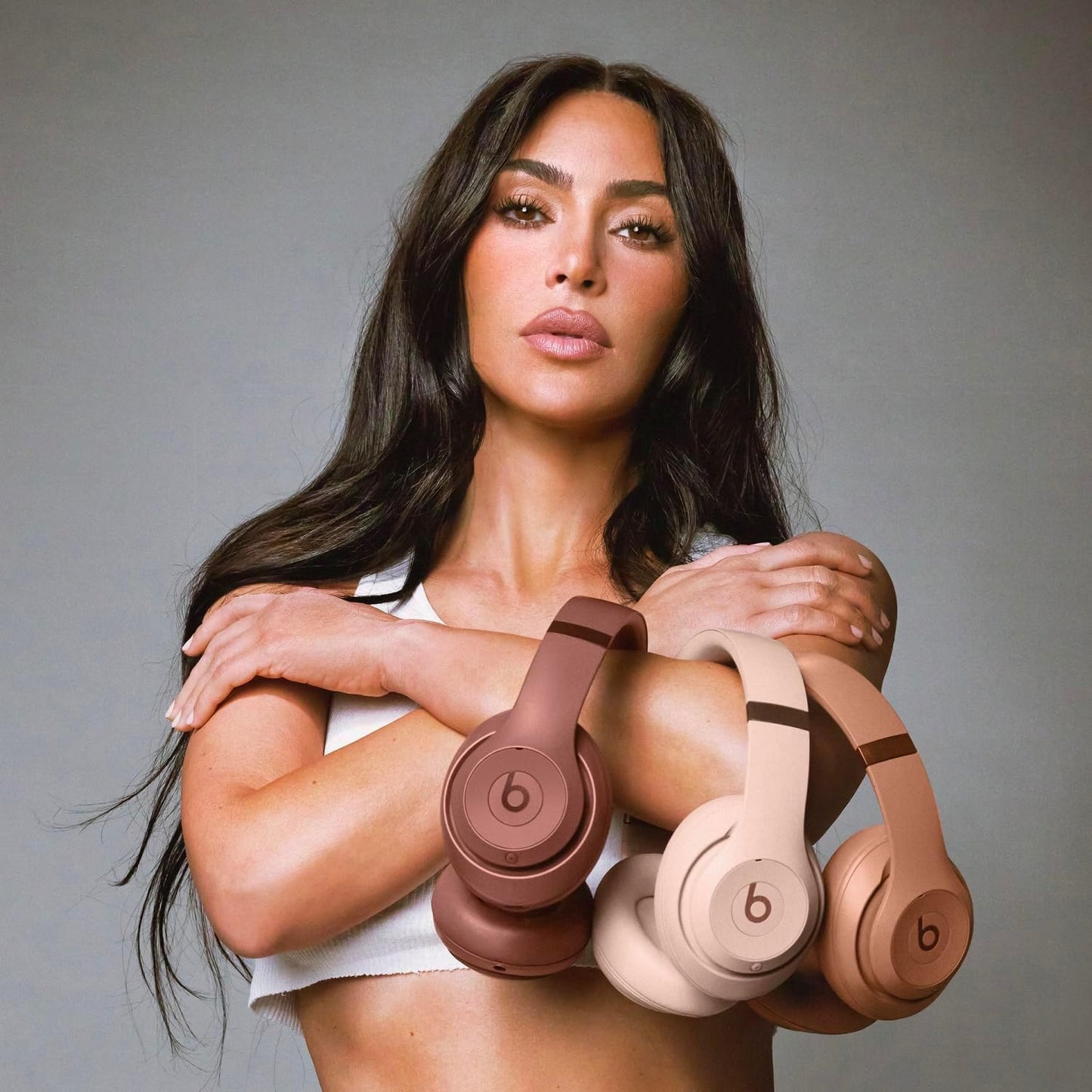 Beats Studio Pro x Kim Kardashian – Bluetooth Noise Cancelling Headphones,Personalized Spatial Audio, USB-C Lossless Audio, Apple & Android Compatibility, Up to 40 Hours Battery Life - Dune - Authentic Apple Products.