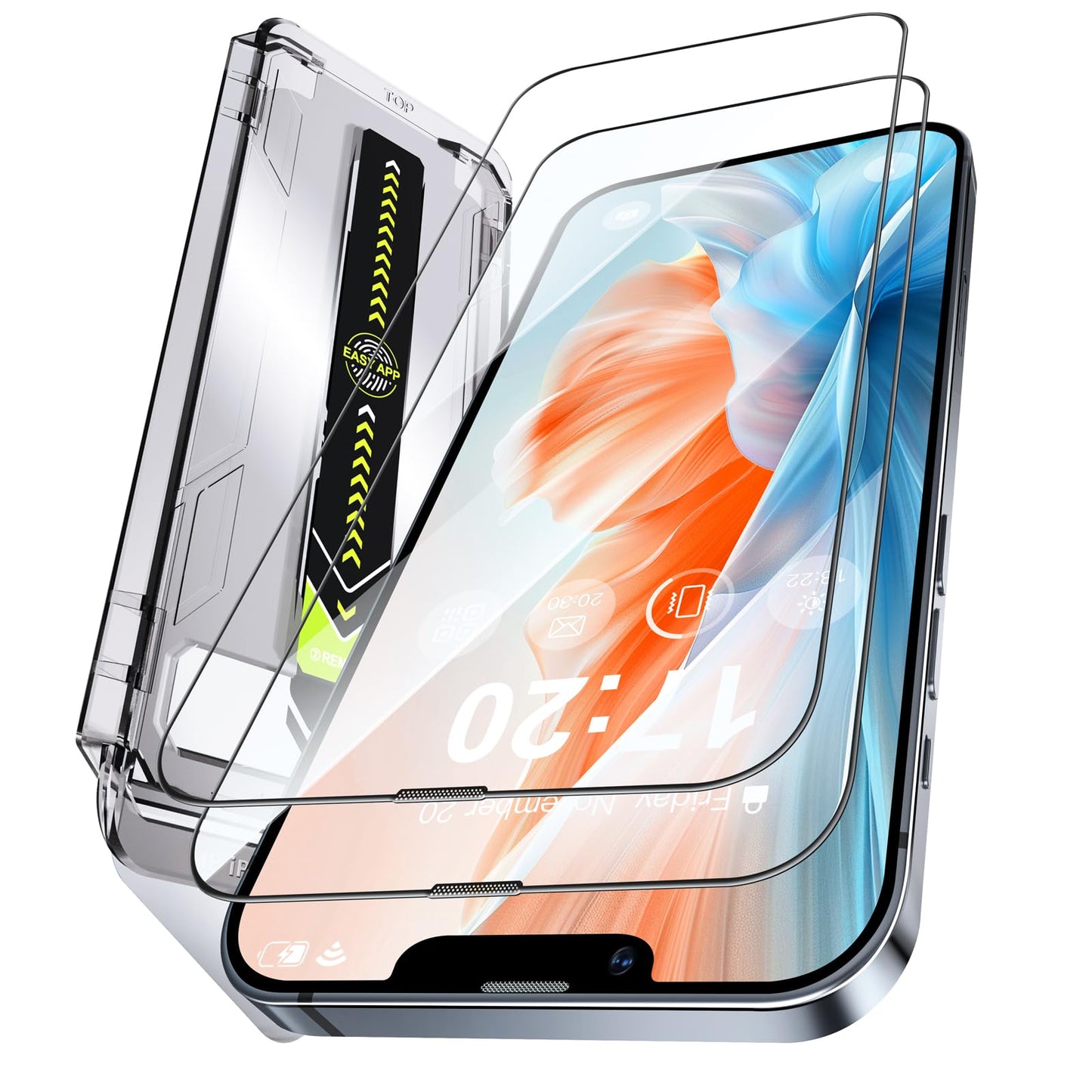 Unbreak 9H Glass 2 Pack Screen Protector - Authentic Apple Products.