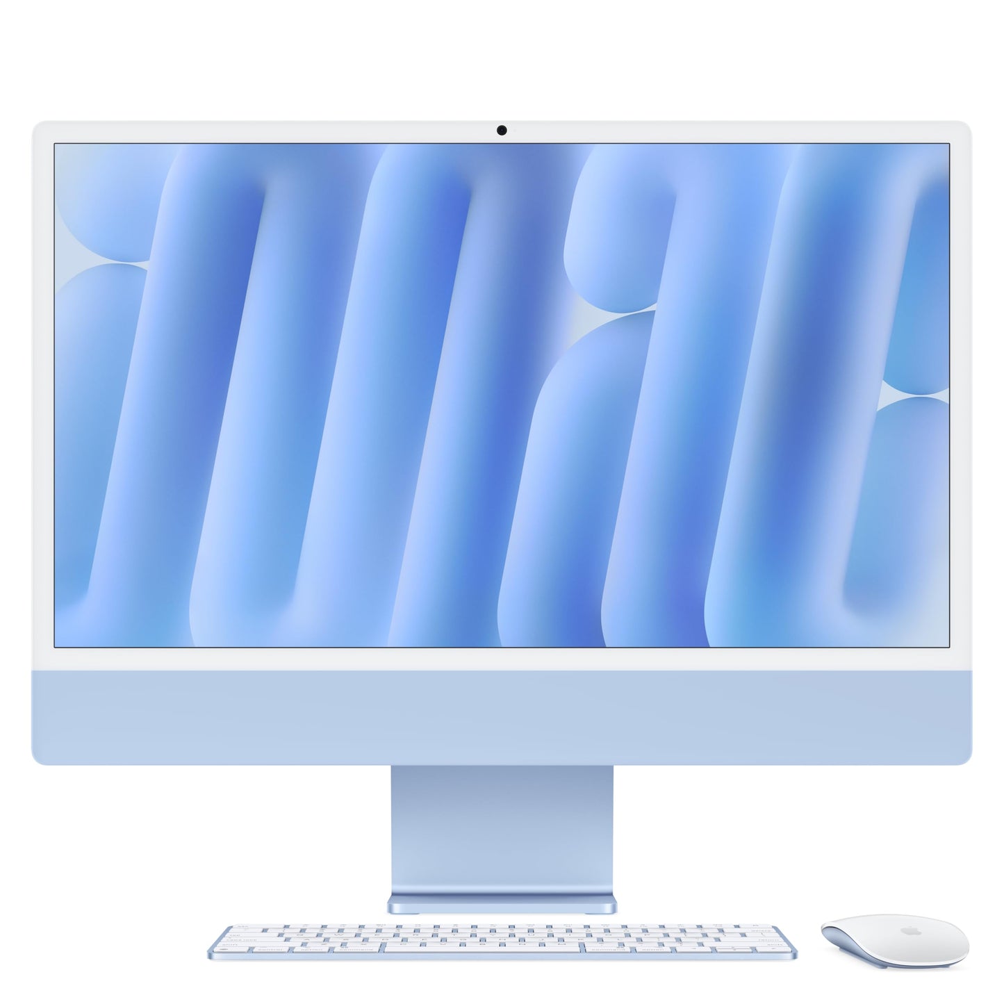 Apple 2024 iMac All-in-One Desktop Computer with M4 chip with 8-core CPU and 8-core GPU: Built for Apple Intelligence, 24-inch Retina Display, 16GB Unified Memory, 256GB SSD Storage; Silver - Authentic Apple Products.