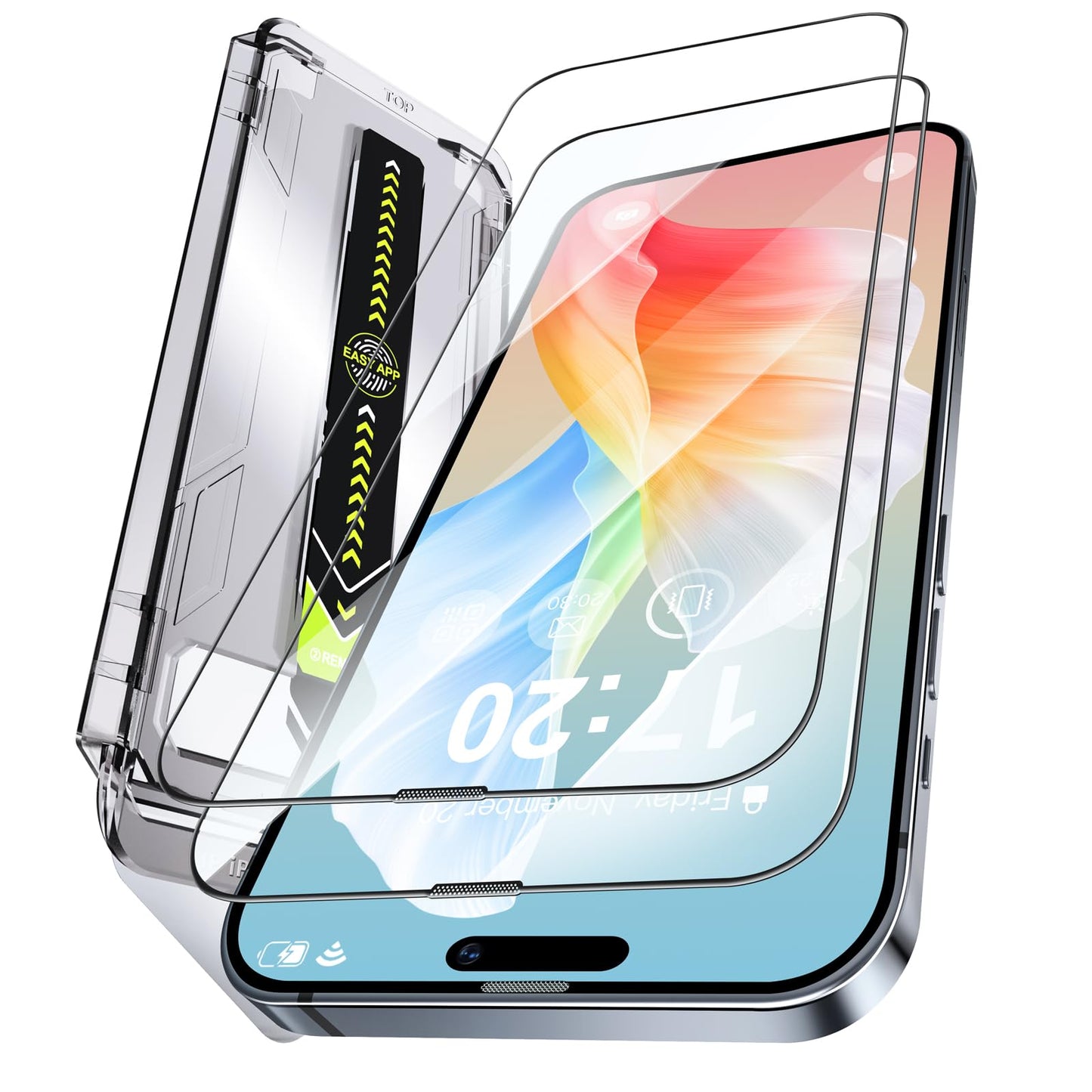 Unbreak 9H Glass 2 Pack Screen Protector - Authentic Apple Products.