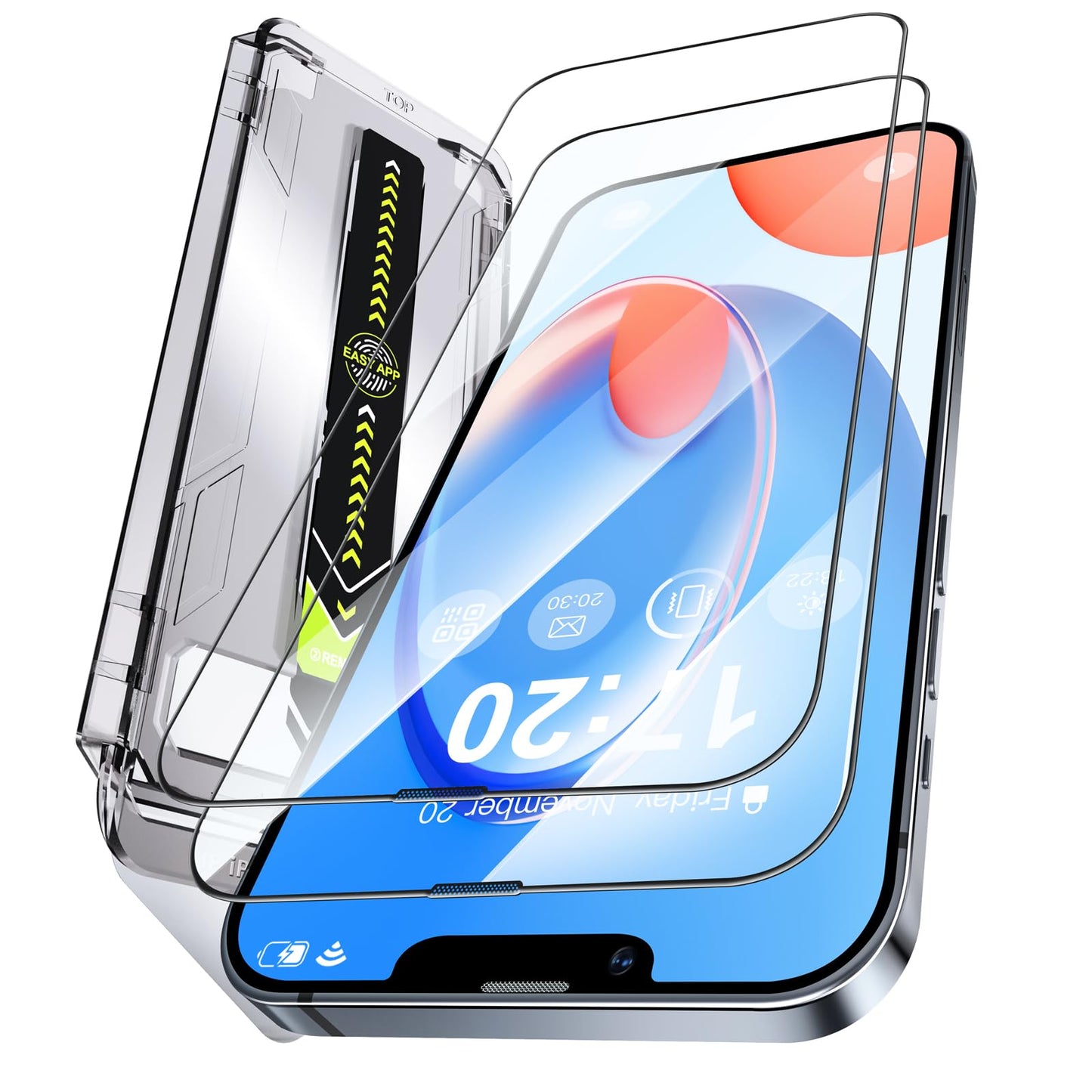 Unbreak 9H Glass 2 Pack Screen Protector - Authentic Apple Products.