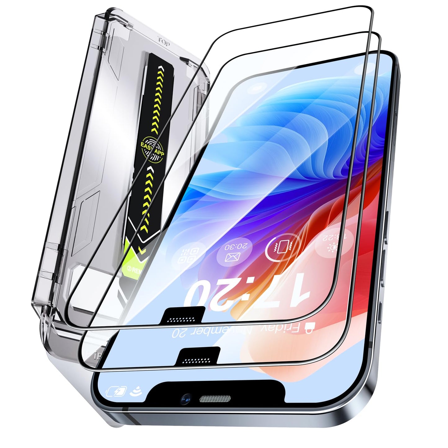 Unbreak 9H Glass 2 Pack Screen Protector - Authentic Apple Products.