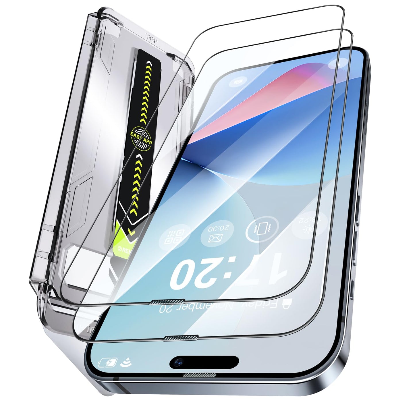 Unbreak 9H Glass 2 Pack Screen Protector - Authentic Apple Products.