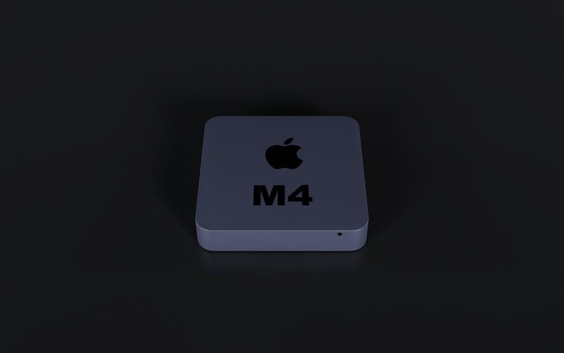 a close up of an apple logo on a black background