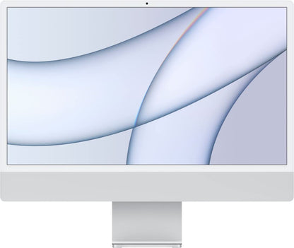2021 Apple iMac with Apple M1 Chip with 8-core CPU (24-inch, 8GB RAM, 256GB SSD Storage) (QWERTY English) Yellow (Renewed) - Authentic Apple Products.