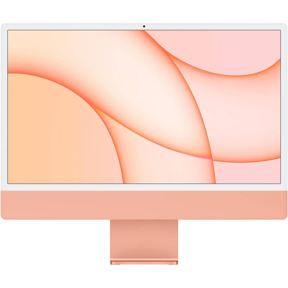 2021 Apple iMac with Apple M1 Chip with 8-core CPU (24-inch, 8GB RAM, 256GB SSD Storage) (QWERTY English) Yellow (Renewed) - Authentic Apple Products.