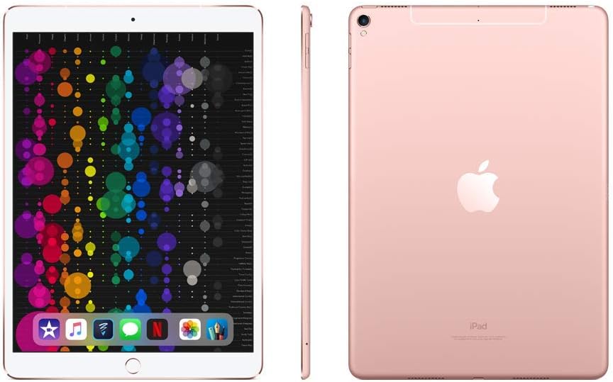 Apple iPad Pro (10.5-inch, Wi-Fi + Cellular, 64GB) - Rose Gold (Previous Model) - Authentic Apple Products.