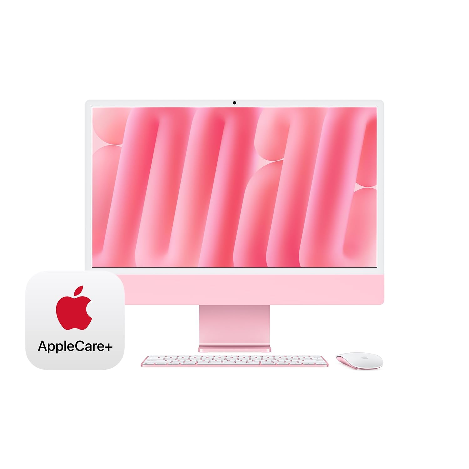 Apple 2024 iMac All-in-One Desktop Computer with M4 chip with 8-core CPU and 8-core GPU: Built for Apple Intelligence, 24-inch Retina Display, 16GB Unified Memory, 256GB SSD Storage; Silver - Authentic Apple Products.
