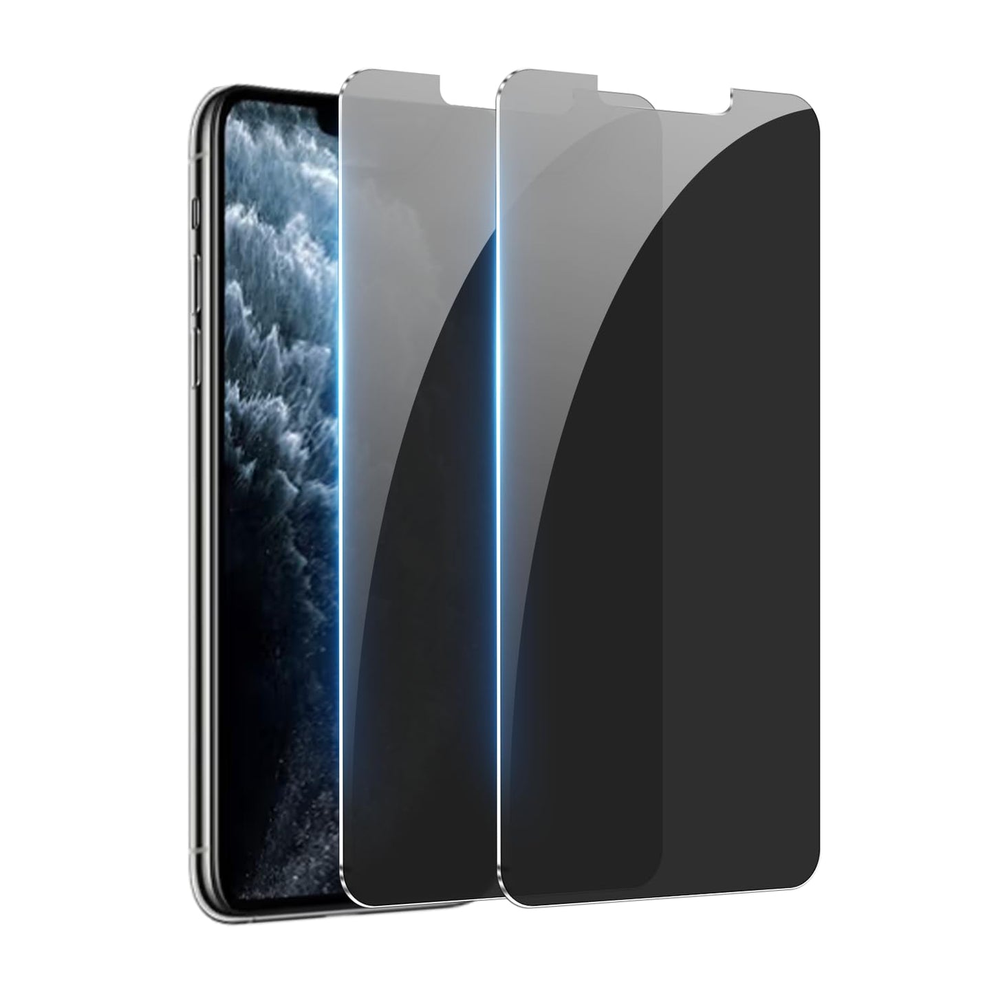 PEHAEL 3+3Pack for iPhone 16 Privacy Screen Protector with Camera Lens Protector Full Coverage Anti-Spy Tempered Glass Film 9H Hardness Easy Installation Bubble Free [6.1 inch]