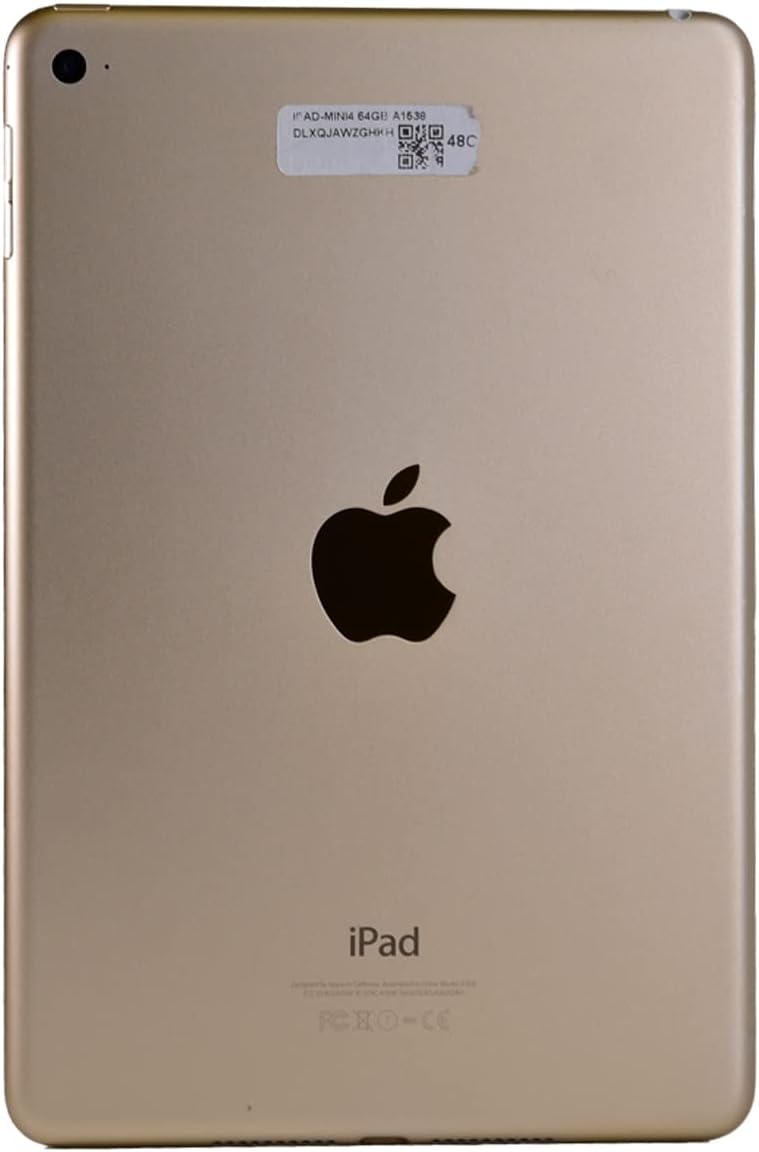 Apple Mid 2015 iPad Mini 4 7.9-inch, Wi-Fi, 64GB Gold (Renewed) - Authentic Apple Products.