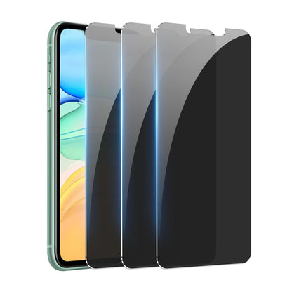 PEHAEL 3+3Pack for iPhone 16 Privacy Screen Protector with Camera Lens Protector Full Coverage Anti-Spy Tempered Glass Film 9H Hardness Easy Installation Bubble Free [6.1 inch]