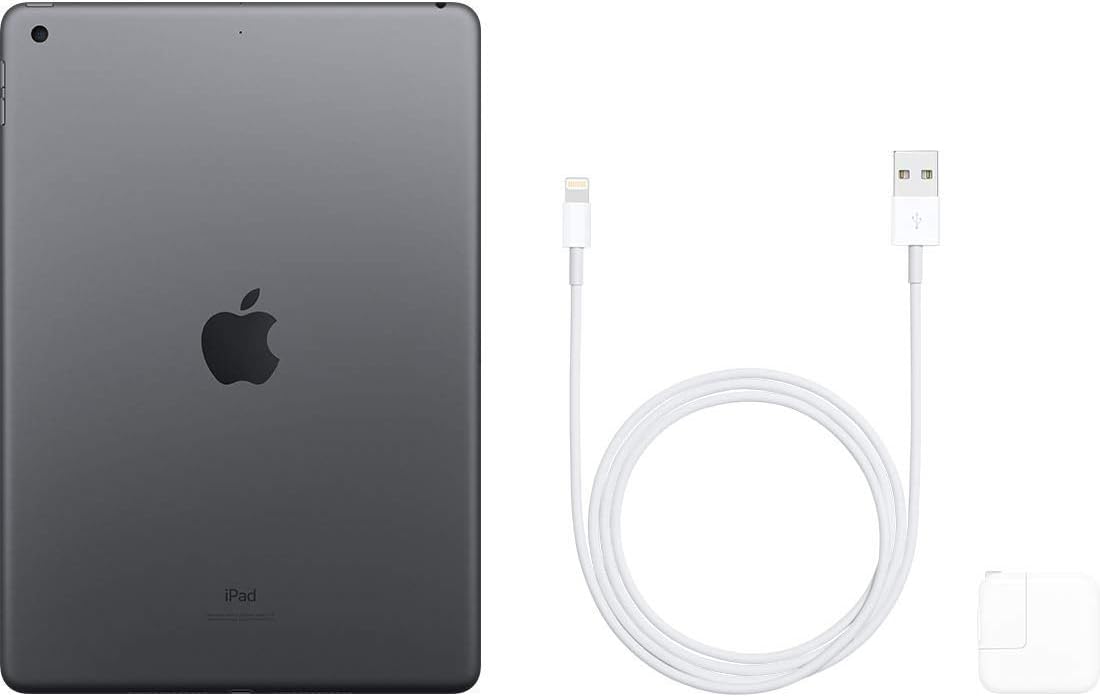 Apple 2019 iPad (10.2-inch, Wi-Fi, 32GB) - Space Gray (Renewed Premium) - Authentic Apple Products.