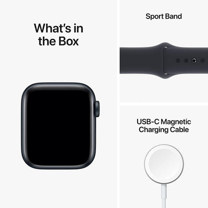 Apple Watch SE (2nd Gen) (GPS + Cellular, 40mm) - Midnight Aluminum Case with Midnight Sport Band, M/L (Renewed) - Authentic Apple Products.