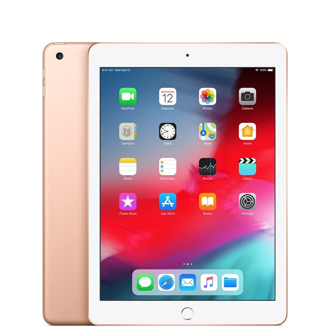 Apple iPad (2018 Model) with Wi-Fi only 32GB Apple 9.7in iPad - Space Gray (Renewed) - Authentic Apple Products.
