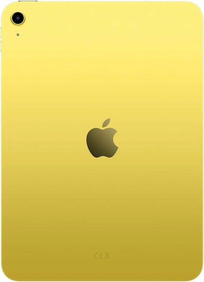 Apple iPad, 2025 with A16 Chip (11-inch, Wi-Fi + Cellular, 128GB) - Yellow (Renewed) - Authentic Apple Products.