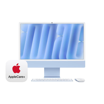 Apple 2024 iMac All-in-One Desktop Computer with M4 chip with 8-core CPU and 8-core GPU: Built for Apple Intelligence, 24-inch Retina Display, 16GB Unified Memory, 256GB SSD Storage; Silver - Authentic Apple Products.