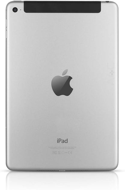 Apple iPad Mini 4, 16GB, Space Gray - WiFi + Cellular (Renewed) - Authentic Apple Products.