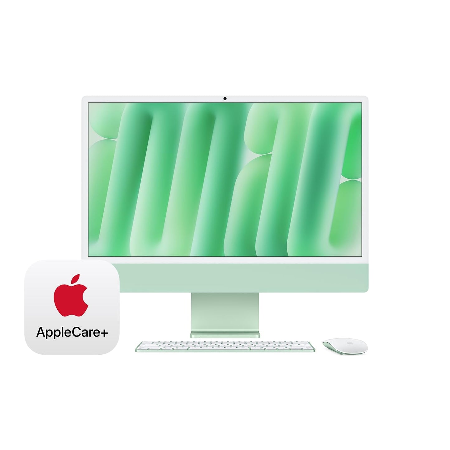 Apple 2024 iMac All-in-One Desktop Computer with M4 chip with 8-core CPU and 8-core GPU: Built for Apple Intelligence, 24-inch Retina Display, 16GB Unified Memory, 256GB SSD Storage; Silver - Authentic Apple Products.