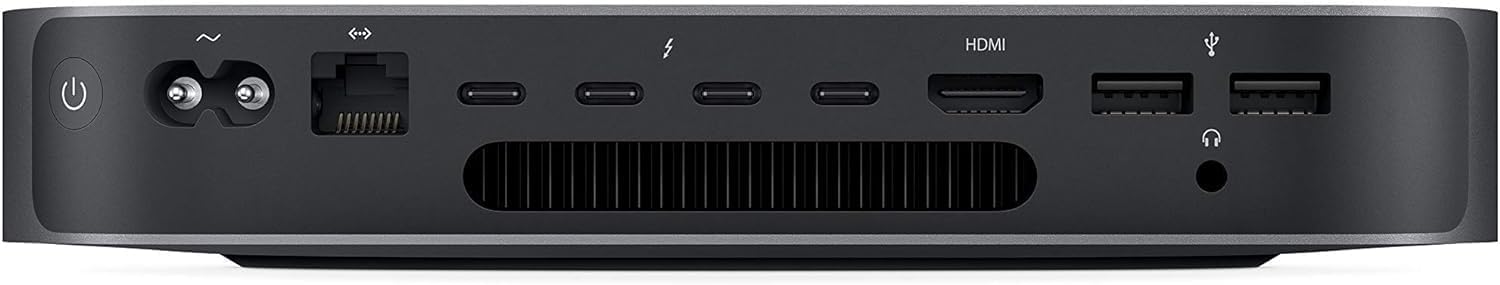 Apple Late 2018 Mac Mini with 3.0GHz Intel Core i5 (8GB RAM, 256GB SSD) Space Gray (Renewed) - Authentic Apple Products.