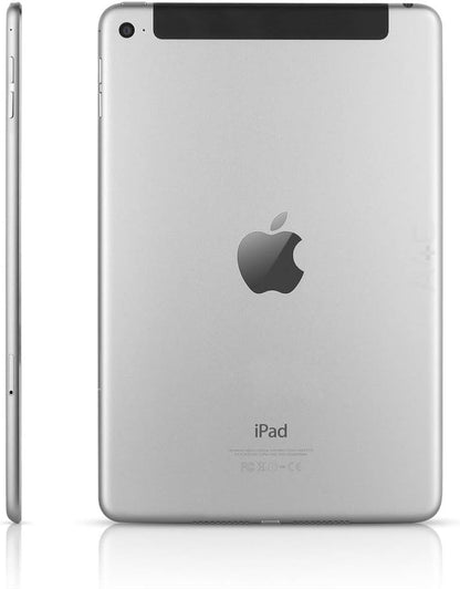 Apple iPad Mini 4, 16GB, Space Gray - WiFi + Cellular (Renewed) - Authentic Apple Products.