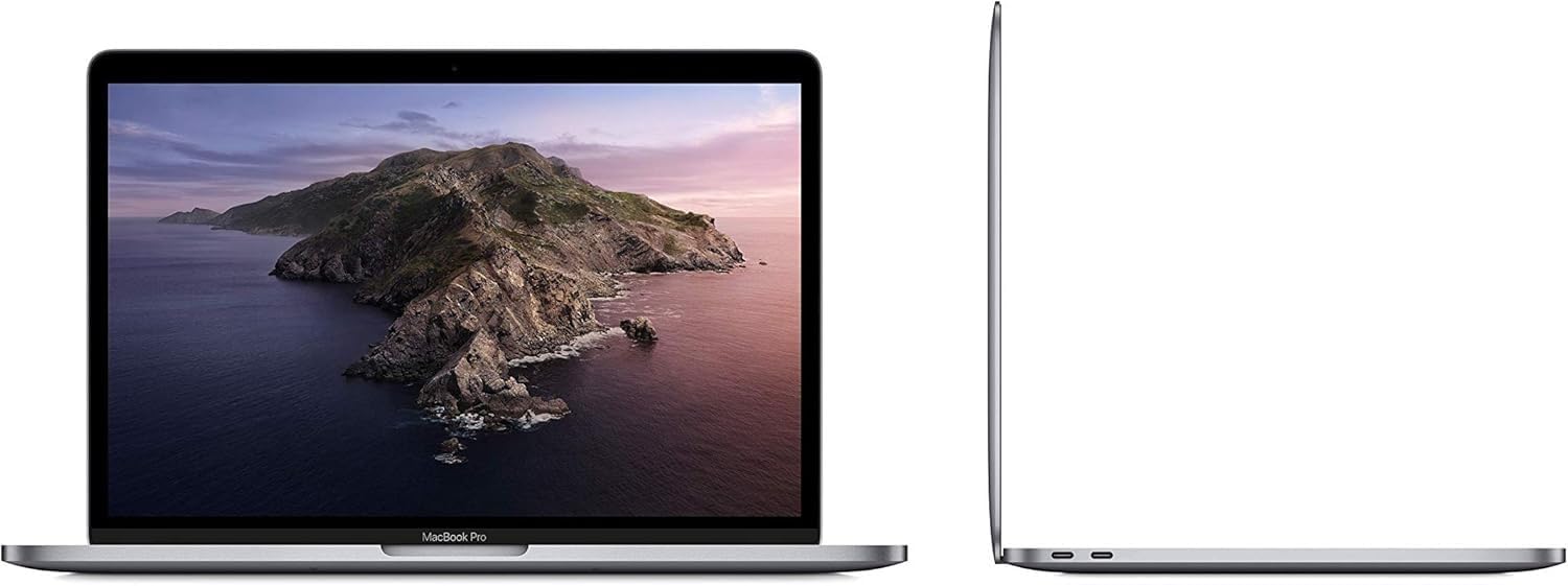 Apple 2019 MacBook Pro with 1.4GHz Intel Core i5 (13-inch, 8GB RAM, 128GB SSD) - Space Gray (Renewed) - Authentic Apple Products.