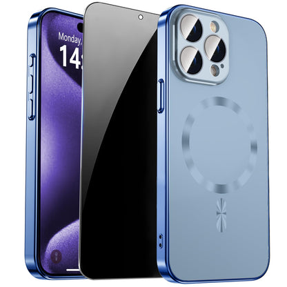 Magnetic for iPhone 14 Pro Max Case with Privacy Screen Protector & Built-in Camera Protection Cover for iPhone 14 Pro Max, Compatible with MagSafe Phone Case for iPhone 14 ProMax, Black - Authentic Apple Products.