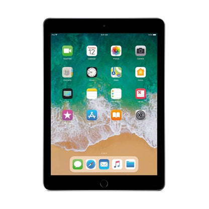 Apple iPad (2018 Model) with Wi-Fi only 32GB Apple 9.7in iPad - Space Gray (Renewed) - Authentic Apple Products.