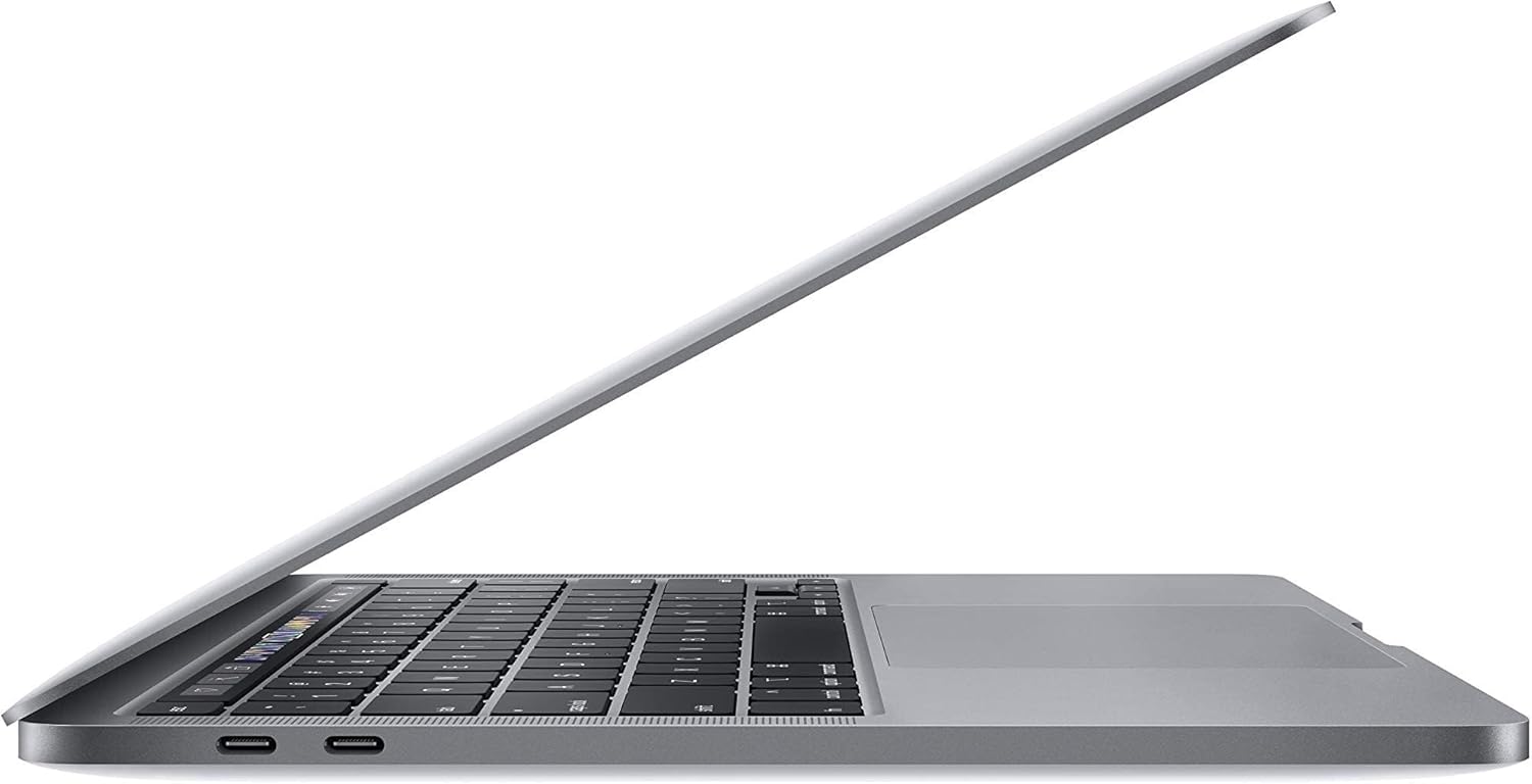 Apple 2020 MacBook Pro with 2.0GHz Intel Core i5, 13-inch, 16GB RAM, 512GB SSD Storage - Space Gray (Renewed) - Authentic Apple Products.
