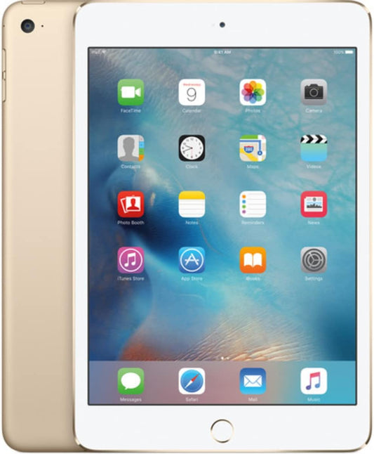 Apple Mid 2015 iPad Mini 4 7.9-inch, Wi-Fi, 64GB Gold (Renewed) - Authentic Apple Products.