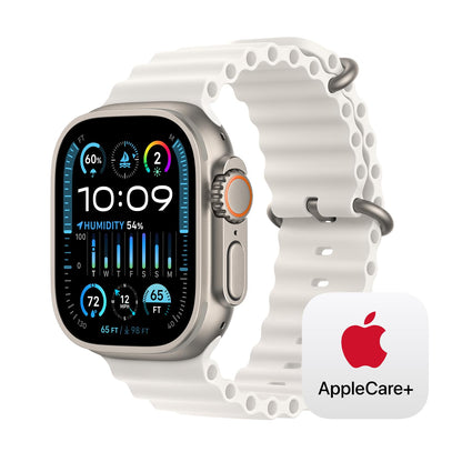 Apple Watch Ultra 2 [GPS + Cellular 49mm] Smartwatch with Rugged Titanium Case & Green/Grey Trail Loop S/M. Fitness Tracker, Precision GPS, Action Button, Extra-Long Battery Life