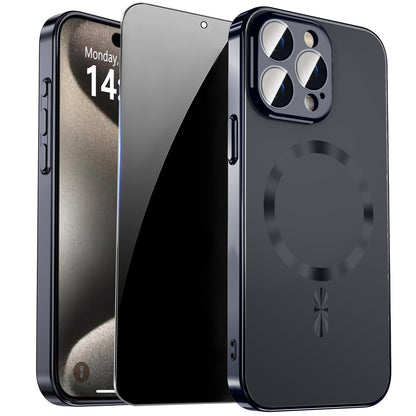 Magnetic for iPhone 14 Pro Max Case with Privacy Screen Protector & Built-in Camera Protection Cover for iPhone 14 Pro Max, Compatible with MagSafe Phone Case for iPhone 14 ProMax, Black - Authentic Apple Products.