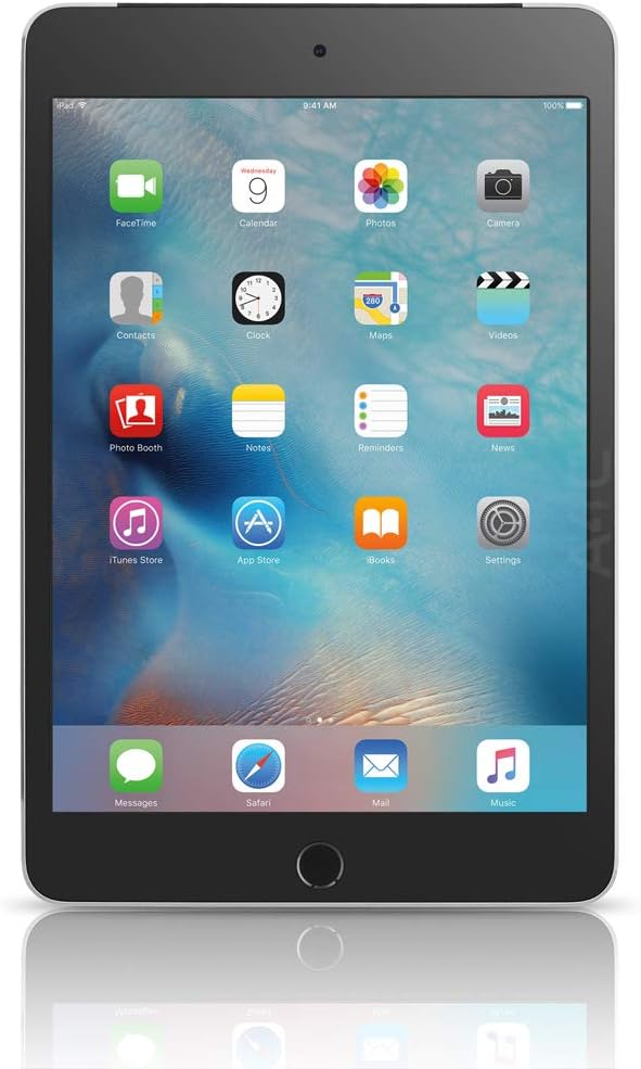 Apple iPad Mini 4, 16GB, Space Gray - WiFi + Cellular (Renewed) - Authentic Apple Products.