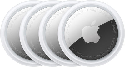Apple AirTag 4 Pack. Keep Track of and find Your Keys, Wallet, Luggage, Backpack, and More. Simple one-tap Set up with iPhone or iPad - Authentic Apple Products.