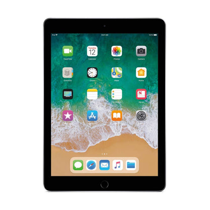 Apple iPad (2018 Model) with Wi-Fi only 32GB Apple 9.7in iPad - Space Gray (Renewed) - Authentic Apple Products.