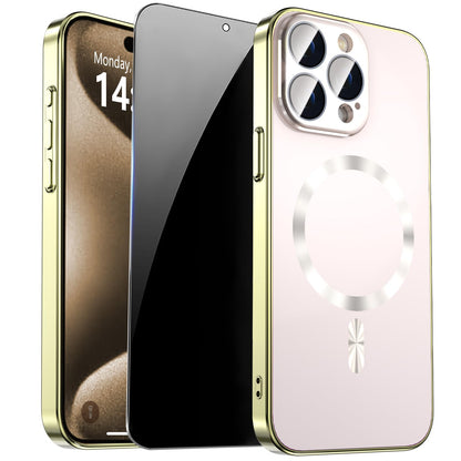 Magnetic for iPhone 14 Pro Max Case with Privacy Screen Protector & Built-in Camera Protection Cover for iPhone 14 Pro Max, Compatible with MagSafe Phone Case for iPhone 14 ProMax, Black - Authentic Apple Products.