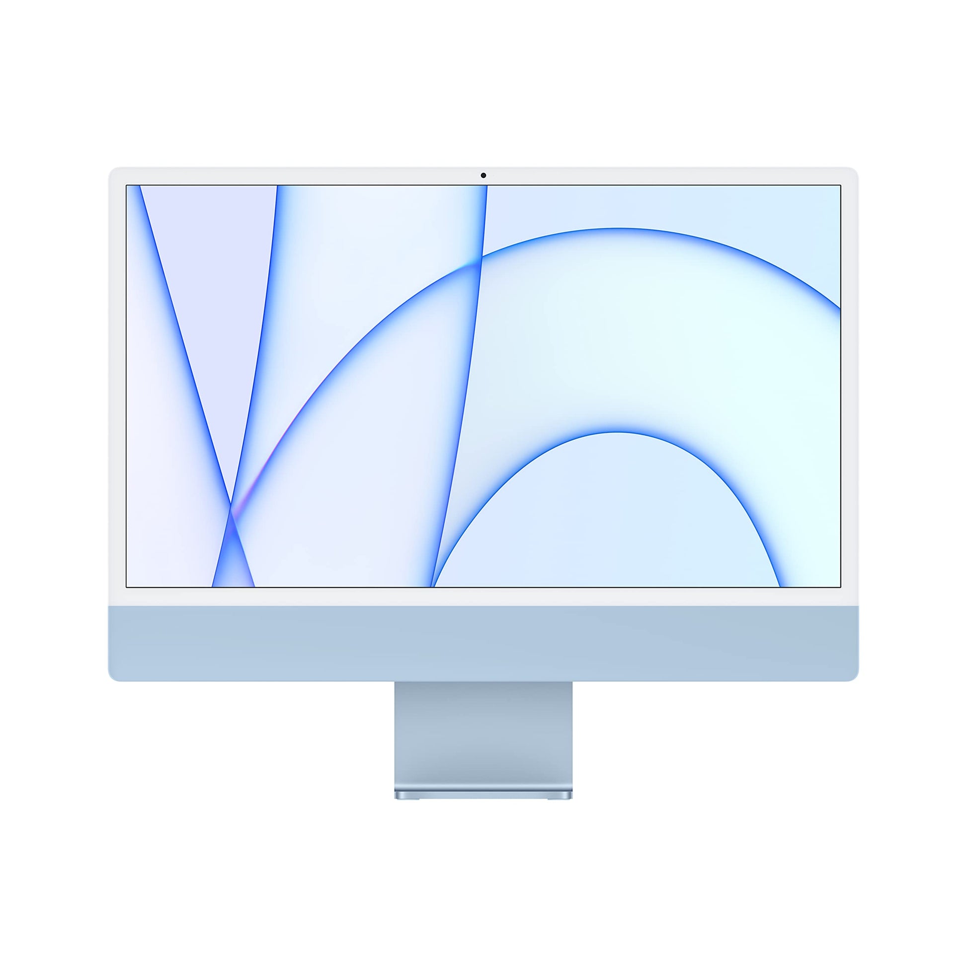 2021 Apple iMac with Apple M1 Chip with 8-core CPU (24-inch, 8GB RAM, 256GB SSD Storage) (QWERTY English) Yellow (Renewed) - Authentic Apple Products.