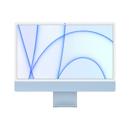 2021 Apple iMac with Apple M1 Chip with 8-core CPU (24-inch, 8GB RAM, 256GB SSD Storage) (QWERTY English) Yellow (Renewed) - Authentic Apple Products.
