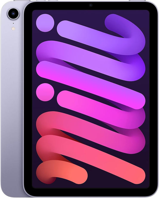 Apple 2021 iPad Mini 6 8.3-inch, Wi-Fi, 64GB, Purple (Renewed) - Authentic Apple Products.