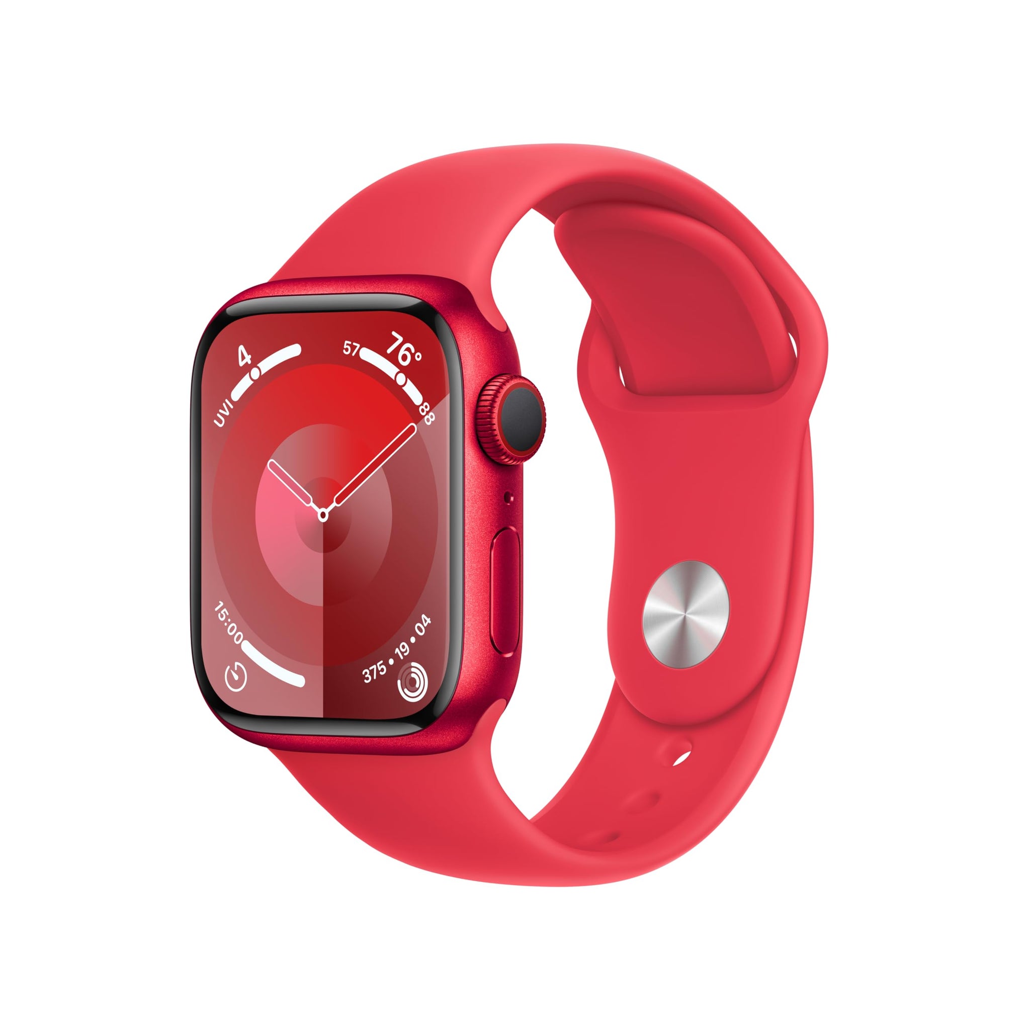 Apple Watch Series 9 [GPS 45mm] Midnight Aluminum Case with Midnight Sport Band, S/M (Renewed)