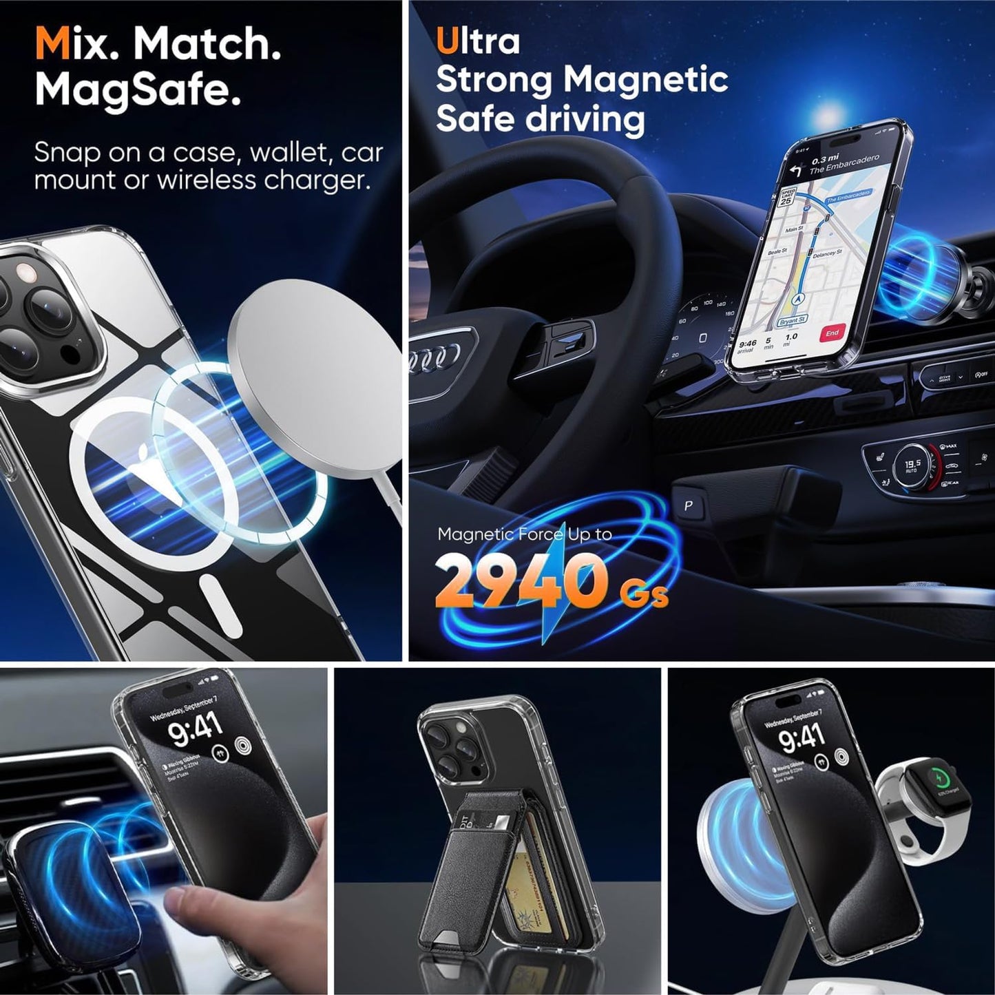 7-in-1 iPhone 15 Pro Max 3X Screen Protection - Authentic Apple Products.