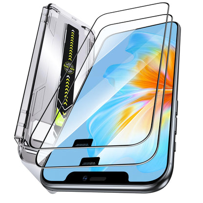 Unbreak 9H Glass for iPhone X/XS/11 pro Screen Protector [Auto-Dust Removal, Bubble Free] 1:1 Full-Coverage Tempered Glass Ultra HD Clear, Case Friendly, 2-Pack