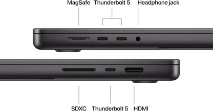 Apple 2024 MacBook Pro Laptop with M4 Max, 16‑core CPU, 40‑core GPU: Built for Apple Intelligence, 16.2-inch Liquid Retina XDR Display, 128GB Unified Memory, 4TB SSD Storage; Space Black - Z1FT000DA