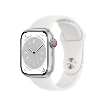 Apple Watch Series 8 (GPS, 45mm) Midnight Aluminum Case with Midnight Sport Band (Renewed Premium) - Authentic Apple Products.
