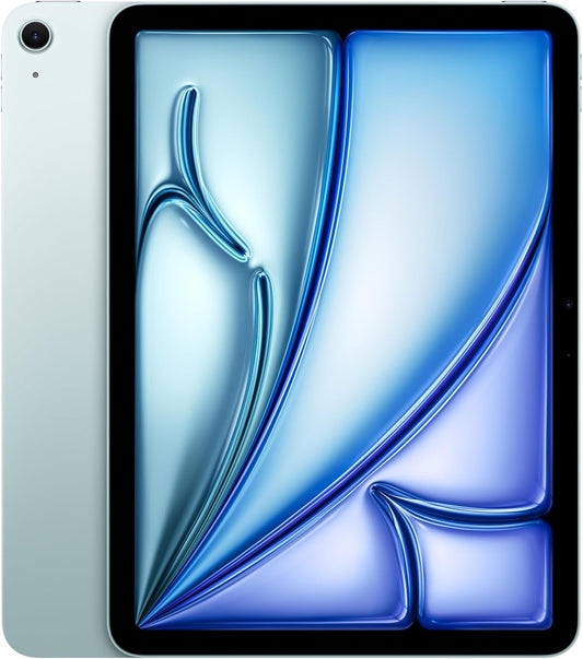 Apple 2024 iPad Air 11-inch, WiFi, 128GB, Blue (Renewed) - Authentic Apple Products.
