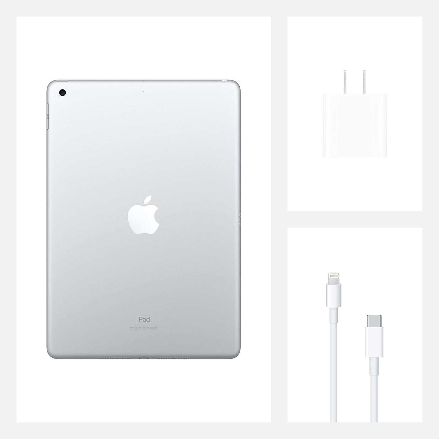 Apple iPad (10.2-inch, Wi-Fi, 32GB) - Silver (Latest Model, 8th Generation) (Renewed) - Authentic Apple Products.